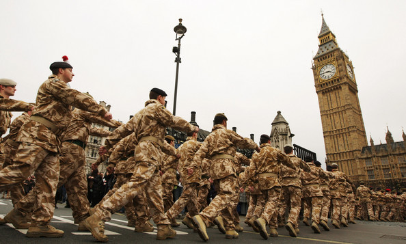 Troops Westminster Parliament