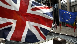 EU UK Britain Flags