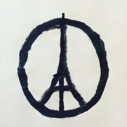 Jean Jullien - Peace for Paris - Paris Attacks