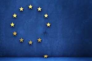 Brexit - EU - European Union Flag - Missing Star - Britain - UK