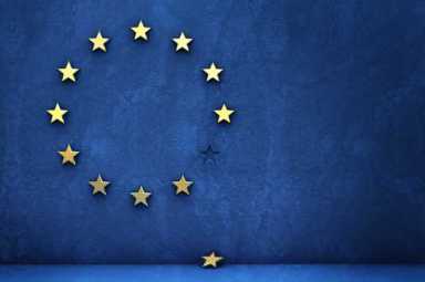 Brexit - EU - European Union Flag - Missing Star - Britain - UK