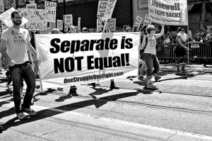 Separate is NOT equal - Stonewall - segregation - LGBT