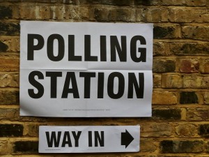 General Election 2017 - polling station sign
